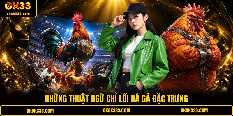 Những thuật ngữ chỉ lối đá gà đặc trưng